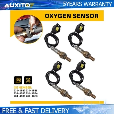 Set of 4 Oxygen O2 Sensor for 2001-2018 Jeep Wrangler 3.6L 3.8L 4.0L - Image 1 of 4