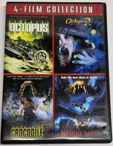 Octopus/Octopus 2/Krokodil/Blutbrandung (3 DVD Set, 2001) 4 Filme Sammlung - Bild 1 von 10