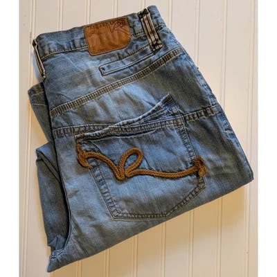 Vintage Roca Wear Jeans Men's 38x33 Baggy Hip Hop Y2K Blue Denim Medium Wash - Image 1 of 4