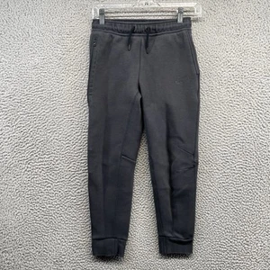 Nike Tech Fleece Sweatpants Kids Medium Black Jogger Sportswear Slim Fit Youth - Picture 1 of 12