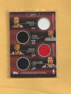 2008 Topps Luxury Box Yao Ming Anthony Parker Paul Davis Williams #14/25 - Picture 1 of 2