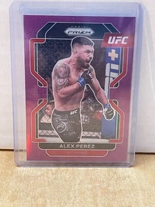 2022 Panini Prizm UFC Alex Perez base PURPLE Prizm /149 card # 127 - Picture 1 of 2