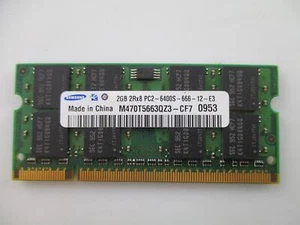RAM Speicher 2 GB PC2-6400S SO-DIMM SAMSUNG M470T5663QZ3-CF7 Original #4 - Picture 1 of 2