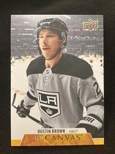 2020-21 Upper Deck Series 1 Hockey UD Canvas Dustin Brown C37 Los Angeles Kings