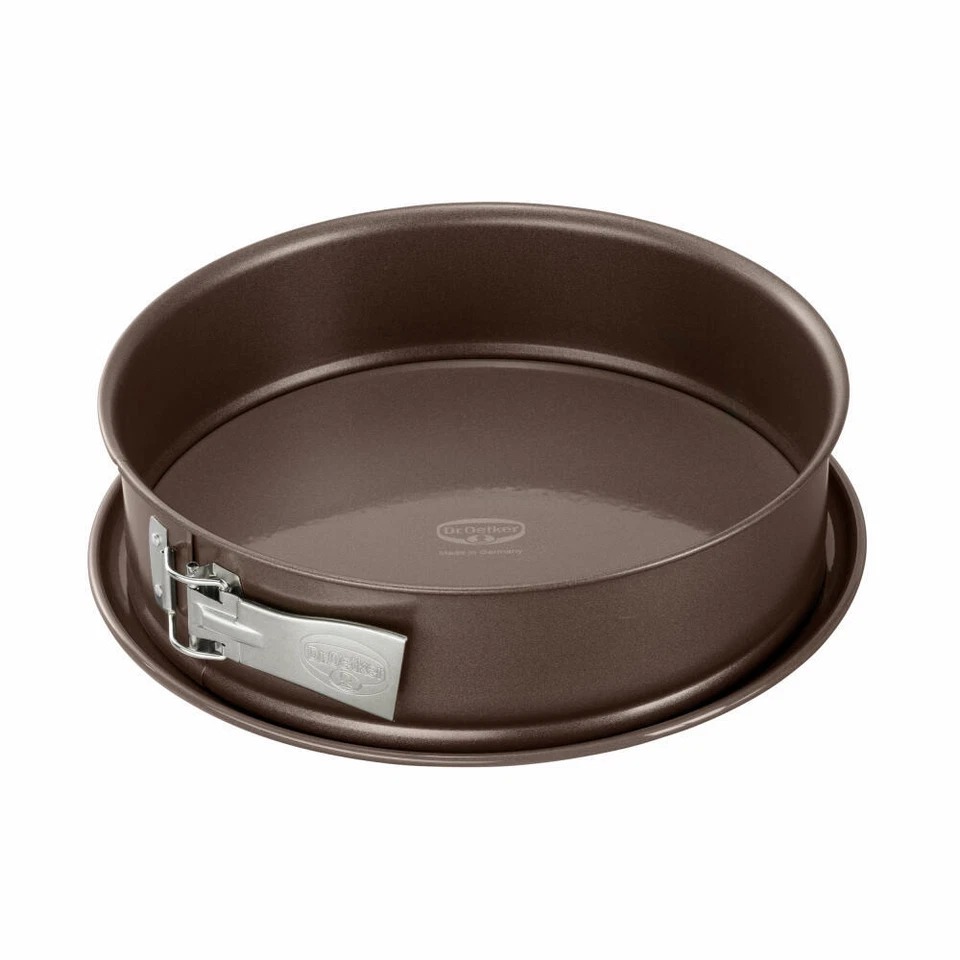 Dr. Oetker Back-Edition Springform m. Emaille-Servierboden Backform Braun Ø 30cm - Bild 1 von 1