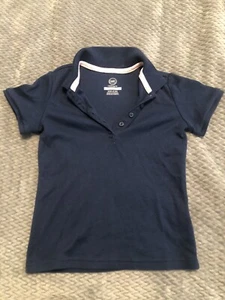 Girls Uniform Shirt By Wonder Nation - Navy - size S (6/6x) - Picture 1 of 4