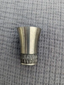 Vintage MASTAD Norway Pewter Stirrup Cup/ Shot Glass - Picture 1 of 6