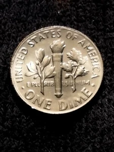 1966 P Roosevelt Dime Broad struck Weak Strike Struck Thru Grease Lamination  - Picture 1 of 18