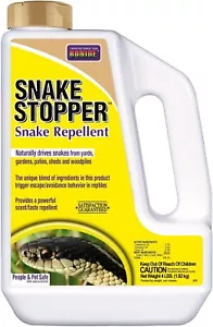 Snake Stopper Snake Repellent, 4 Lb. Ready-To-Use Granules for Outdoor Pest Cont - Picture 1 of 8