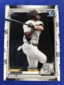Béisbol 2020 #BCP-10 Xavier Edwards Bowman Chrome Prospect - Imagen 1 de 2