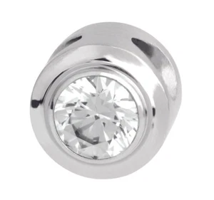Ernstes Design Evia Anhänger AN809 WH Zirkonia Edelstahl weiß - Bild 1 von 3