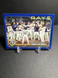 2024 Topps Series 1 Tampa Bay Rays Royal Blue Team Card #211 - Picture 1 of 2