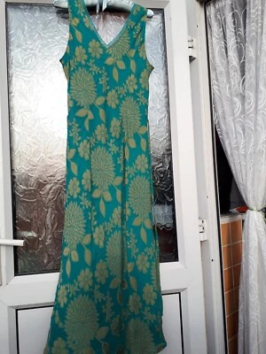 AUSTIN REED ПОТРЯСАЮЩИЙ ШЕЛК СМЕСЬ ПЛАТЬЕ РАЗМЕР 12 - Изображение 1 из 4