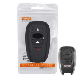 For Subaru Forester XV Impreza Outback BRZ Silicone Key Case Remote Fob Cover - Picture 1 of 6