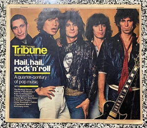 Chicago Tribune Magazine ‘Hail Hail Rock ‘n’ Roll’ July 9th 1978 Rolling Stones - Picture 1 of 9