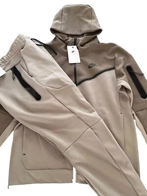 Nike Tech Tracksuit Size Medium M Mens SET Fleece Taped Jacket Pants Hoodie - Image 1 of 4