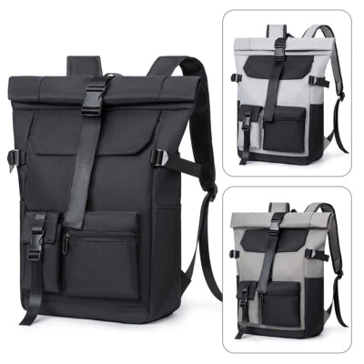KVAYO Rucksack Rolltop Freizeitrucksack Herren Damen Daypack Wasserdicht Cityrucksack