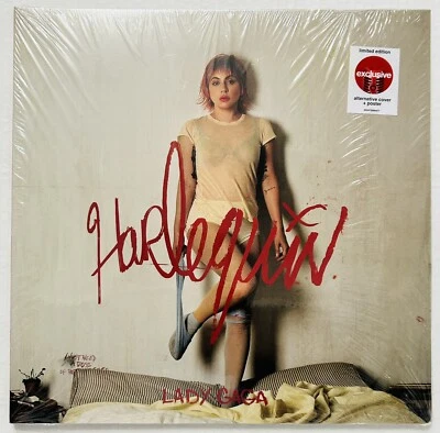 Lady Gaga Harlequin Limited Edition Alternate Cover Art Vinyl LP w/Poster Sealed - Image 1 of 4