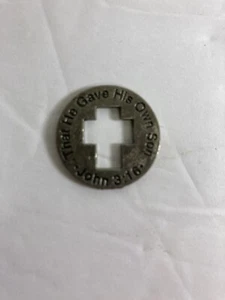 Christian medallion coin - Picture 1 of 3