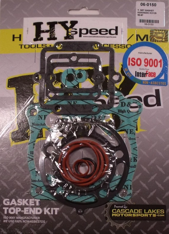 Juego de juntas de culata de extremo superior HYspeed Kawasaki KX125 1995-1997 Foto 1 de 1