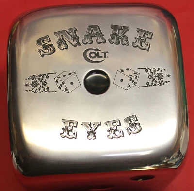 Colt Firearms Python Snake Eyes Huge Aluminum Die 6" - Image 1 of 4