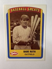 1990 SWELL BASEBALL GREATS BABE RUTH NEW YORK YANKEES #10