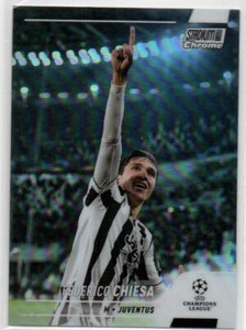 2021-22 Stadium Club Chrome UEFA Refractor #74 Federico Chiesa JUVENTUS 45