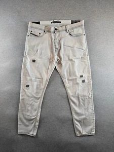 Diesel DNA Collection Tepphar Slim-Carrot Jeans Men 38x32 Gray 0676M Stretch - Picture 1 of 13
