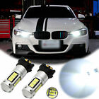 2Pcs Error Free White PW24W 30-SMD LED DRL Light Bulb For BMW F30 320i 328i 335i