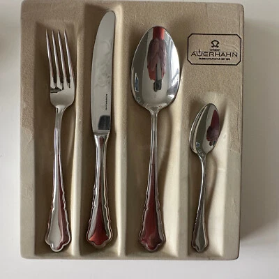 AUERHAHN 18/10 Chippendale BESTECK Tafelgabel Kaffeelöffel unbenutzt - Bild 1 von 2