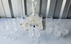 Cristal d'Arques Crystal Glassware 20 pc Set - Picture 1 of 11