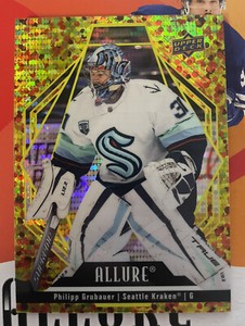 2022-23 Upper Deck Allure Philipp Grubauer #24 Gold Glitter Bomb 50/199