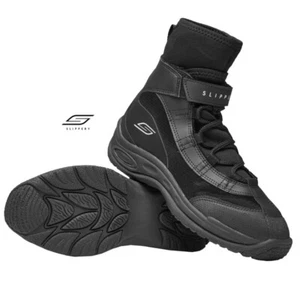 2024 Slippery Liquid Race Watercraft Black Boots - Pick Size - Picture 1 of 2