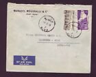 1Sy-RIA NICE EARLY MULTIFRANKED AIR MAIL COVER ALEP (#9543)