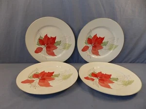 Block "Weihnachtsstern" 4 Speiseteller 10 1/2" - Bild 1 von 4