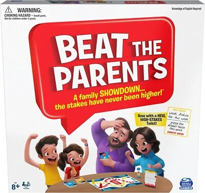 Spin Master Games Beat The Parents Board Game Easy Christmas Toy Gift Idea NEW - Image 1 of 4