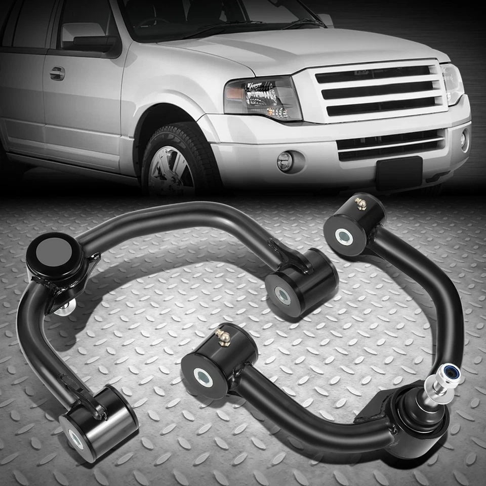 Brazos de control superiores delanteros negros para Ford F150 Expedition Heritage Mark LT 04-17 Foto 1 de 4