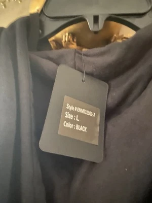 Куртка с капюшоном Ed Hardy черная на молнии размер большой - Изображение 1 из 4