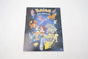 1999 Pokémon Ash Team Rocket Misty Brock 8x10 Official Nintendo Poster Print - Picture 1 of 4