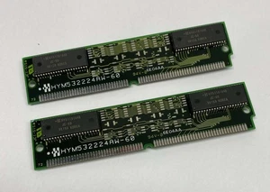 16MB Kit (2 x 8MB) Hyundai HYM532224AW-60 60ns 72-Pin EDO SIMM Memory Modules - Picture 1 of 4