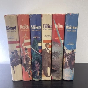 John Jakes Kent Family Chronicles 1-6 And American Dreams BCE Hardcover Lot - Bild 1 von 17