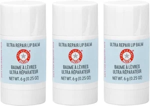 3pk First Aid Beauty - Ultra Repair Lip Balm, Instant Hydration and Moisture 6g - Picture 1 of 5