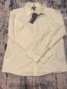 Kenneth Cole Reaction Light Green Size Large Wrinkle Free Button Down Shirt Nwt - Picture 1 of 3