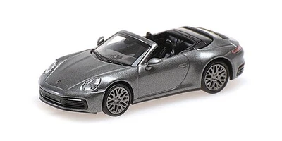 Minichamps 870068331 1/87 PORSCHE 911 992 CARRERA 4S CABRIOLET 2019 GRIGIO MET. - Immagine 1 di 4