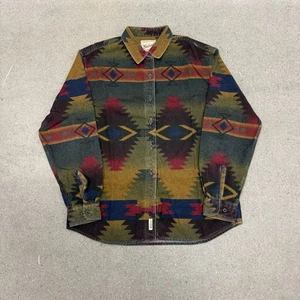 Vintage Woolrich Aztec Button Down Shirt Size Large - Picture 1 of 6