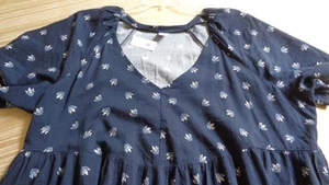 Old Navy Dress Women Navy Blue - Short Sleeve Dress, Pockets Size 2X NWT - Picture 1 of 8