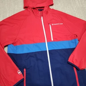 Vineyard Vines Jacket Men Small On The Go Packable Windbreaker Performance Golf - Picture 1 of 9