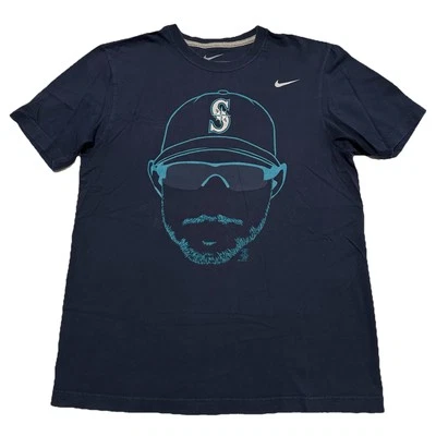 Nike MLB Seattle Mariners Ichiro Suzuki Head Face Silhouette Camiseta Para Hombres Mediana Foto 1 de 4