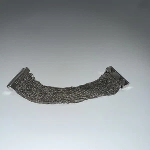 LISA FREEDE RACHEL Bracelet Silver Multi Chain Dramatic Rare Piece - Picture 1 of 6