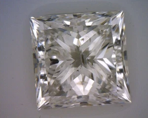 Princess Cut 2.50 CT Cert. GIA Natural Mined Diamond Loose I color SI2 clarity - Picture 1 of 2